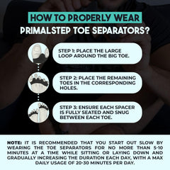 PRIMALSTEP label and size marking for correct fit guidance