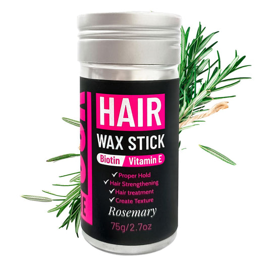 Prime Look wax stick front view showing compact travel-ready packaging and strong hold