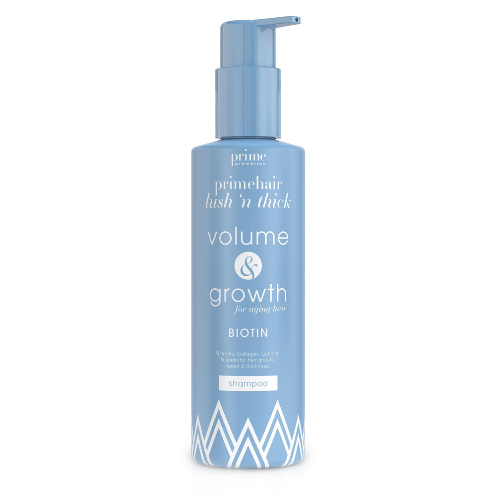 PRIME PROMETICS bottle front view showing label and volumizing benefit