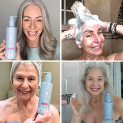 PRIME PROMETICS before and after hair comparison showing added volume