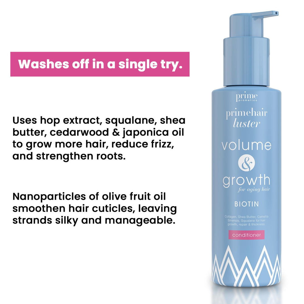 PRIME PROMETICS creamy conditioner texture close-up for easy spreadability
