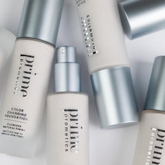 Prime Prometics bottle in hand for size reference and travel-friendly benefit