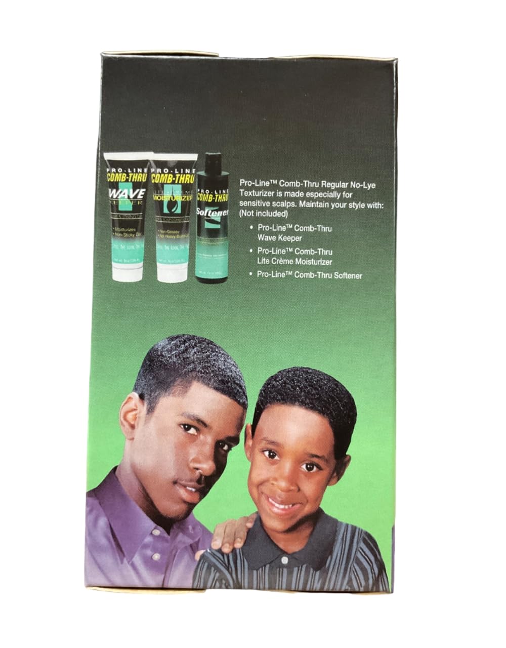 Pro-Line Comb-Thru being applied to hair demonstrating improved slip and gentler detangling