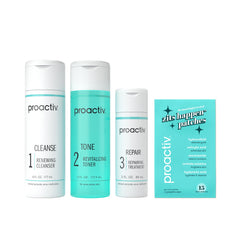 Proactiv 3‑Step front packaging showing full 90 day kit benefits