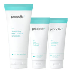 Proactiv front packaging showing the 3-step kit and clear routine benefits