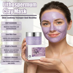PROFEINA opened jar filled with mud mask showing creamy, non-drying consistency