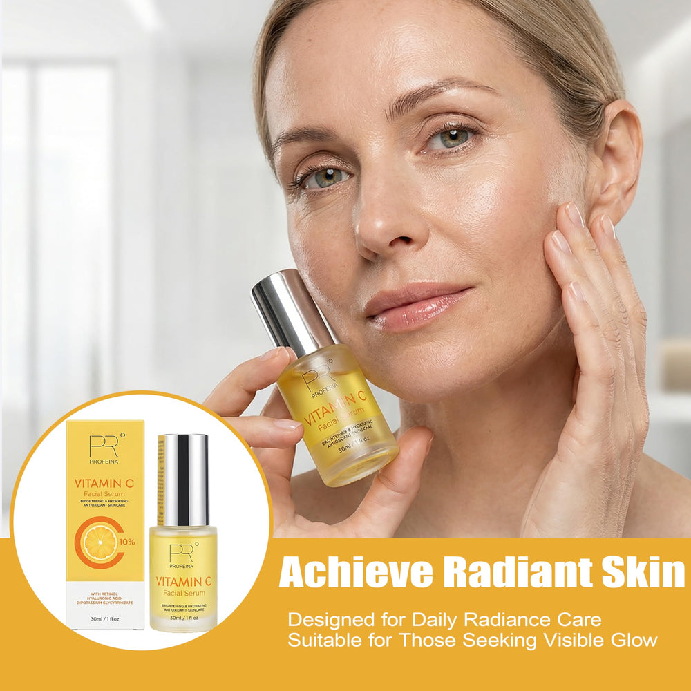 PROFEINA serum on finger ready for application to provide smooth finish