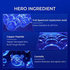 PROF.LING serum texture drop on fingertip showing hydration and smoothness benefit