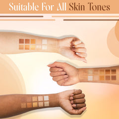 Profusion Cosmetics compact beside a coin showing travel-friendly size and portability