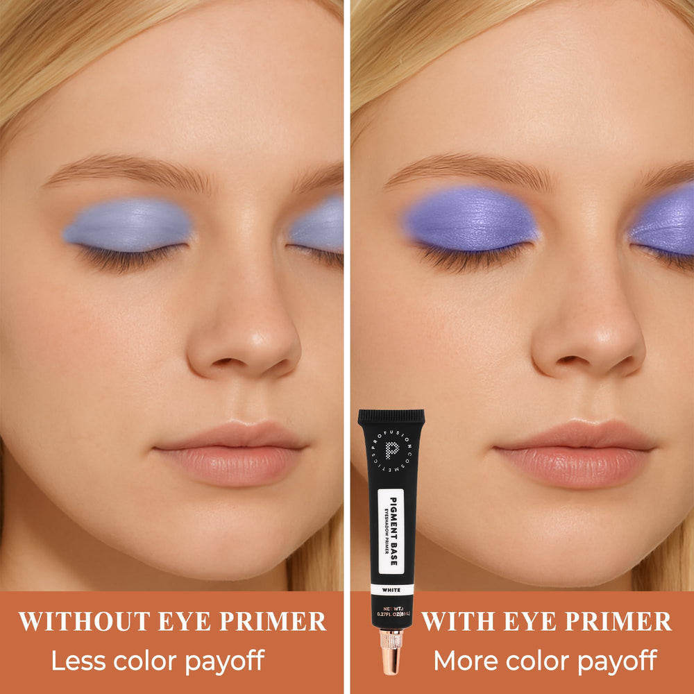 Profusion Cosmetics texture close-up of primer showing smooth matte finish