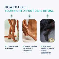 PROJECT 701 lifestyle bedtime with socks showing overnight hydration benefit