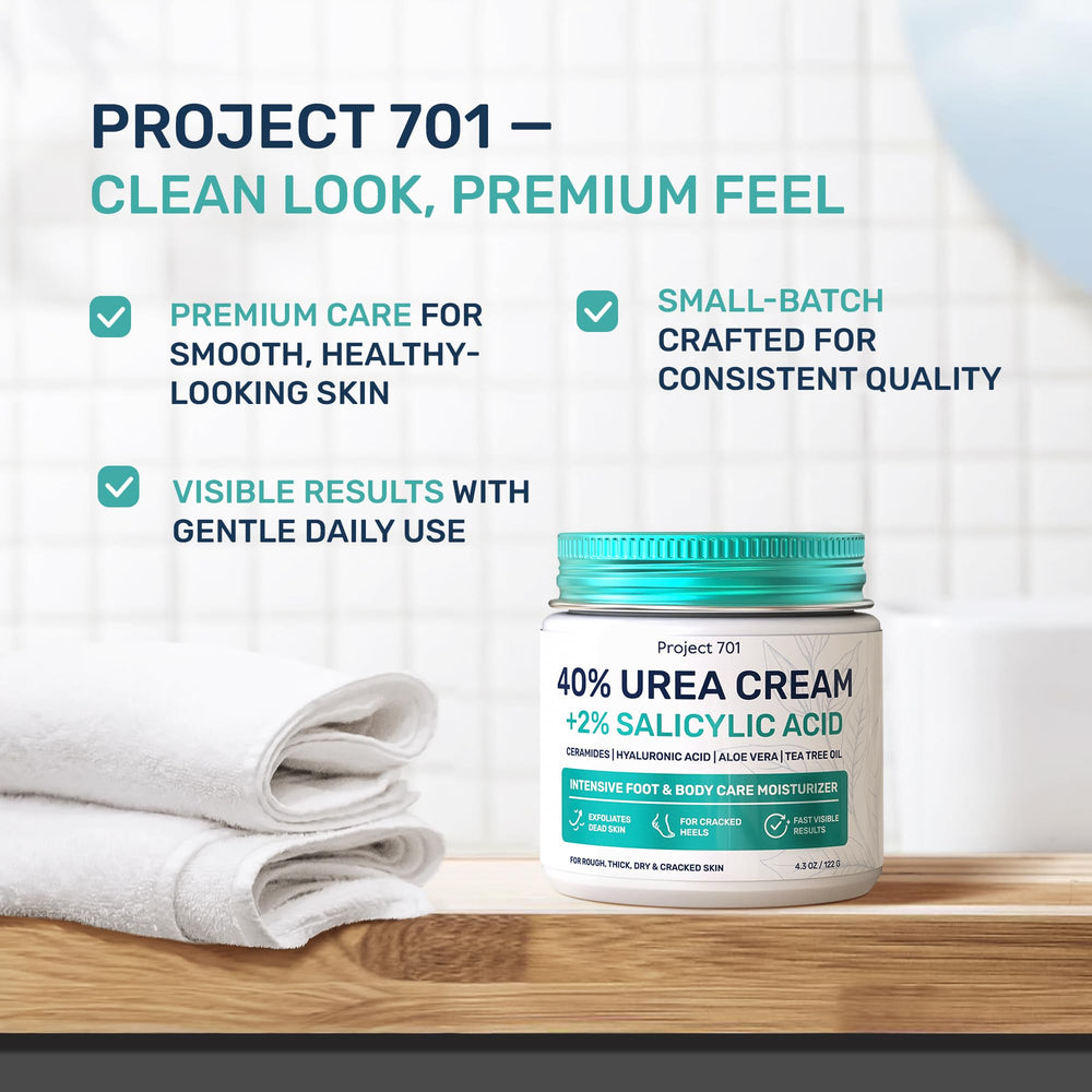 PROJECT 701 travel-ready tube on a sink showing compact convenience