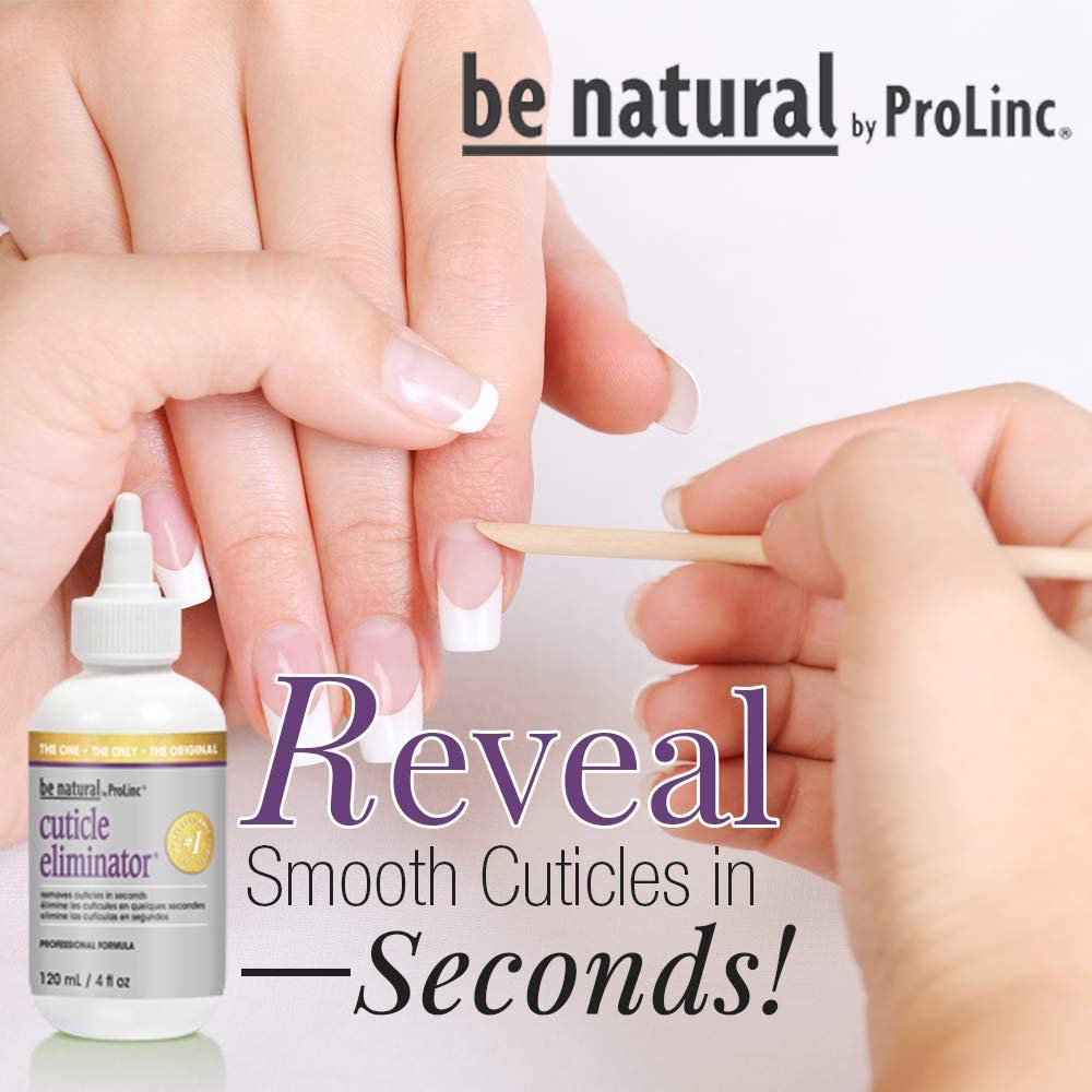 ProLinc being applied to cuticles demonstrating fast softening benefit