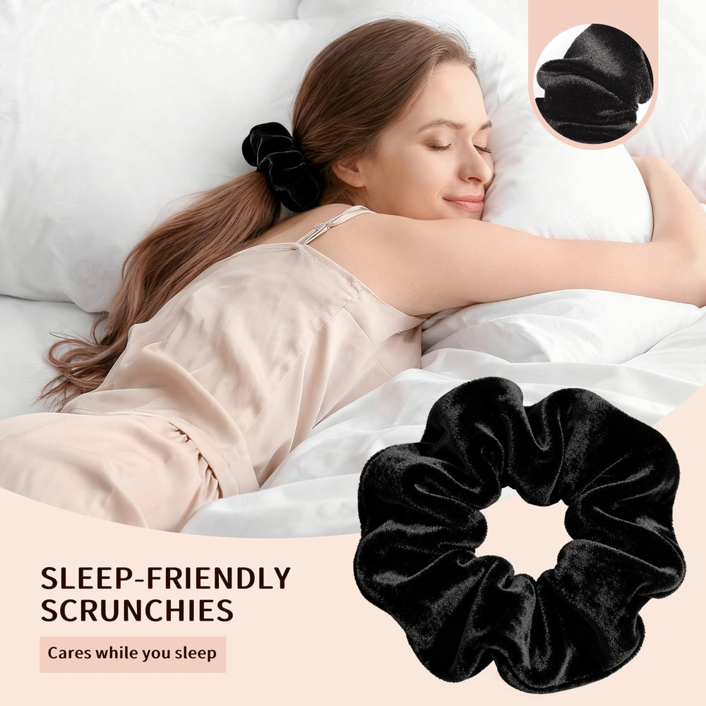 PROPOG stretched scrunchie showing elastic core strength and reliable stretch