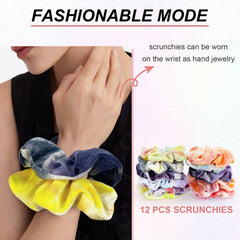 PROPOG scrunchie securing a ponytail demonstrating secure yet gentle hold