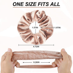 PROPOG scrunchie paired with cozy outfit lifestyle image showing subtle fashion upgrade benefit