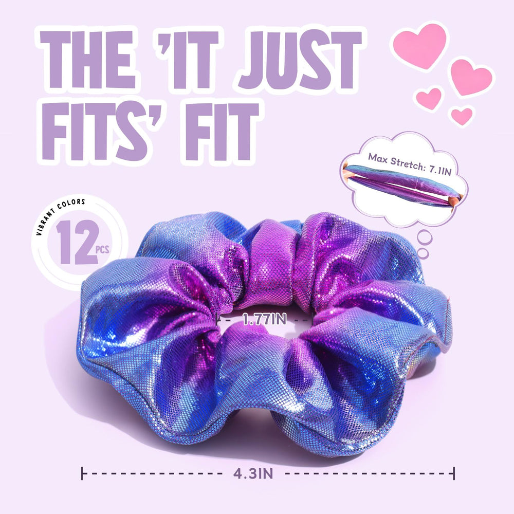 PROPOG scrunchie worn in ponytail during activity for secure hold