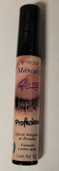 PROSSA mascara front packaging showing bold black tube and brush for dramatic lashes