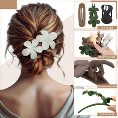 ProSuites clips securing a woman’s hair quickly for a polished everyday look