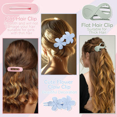 ProSuites flower flat clip detailed pattern and gentle hold for styled looks