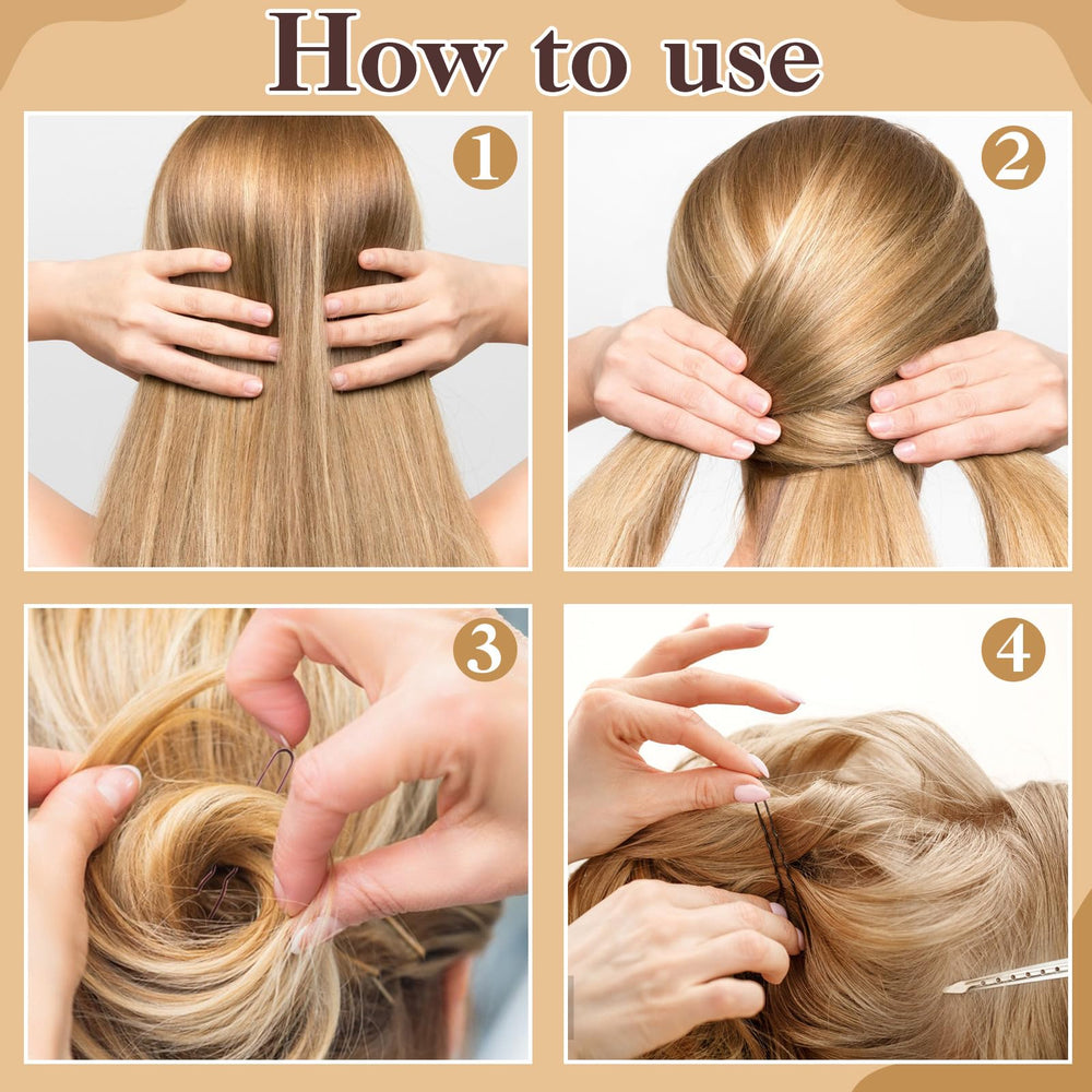 ProSuites U-shaped pin and bobby pin side-by-side showing styling options