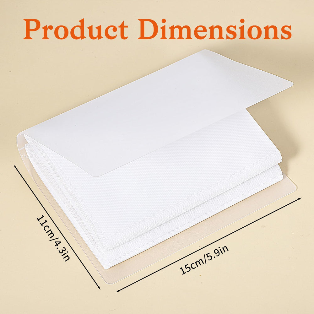 Psiriol open view showing transparent double-sided pockets