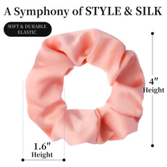 PTSHOW scrunchie securing a ponytail with comfortable firm hold benefit