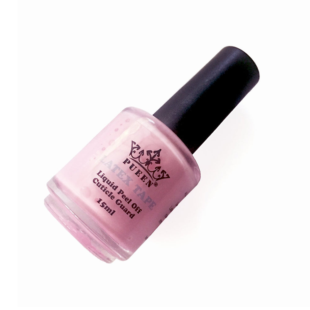 PUEEN brush tip close-up demonstrating precise application for cleaner nail edges
