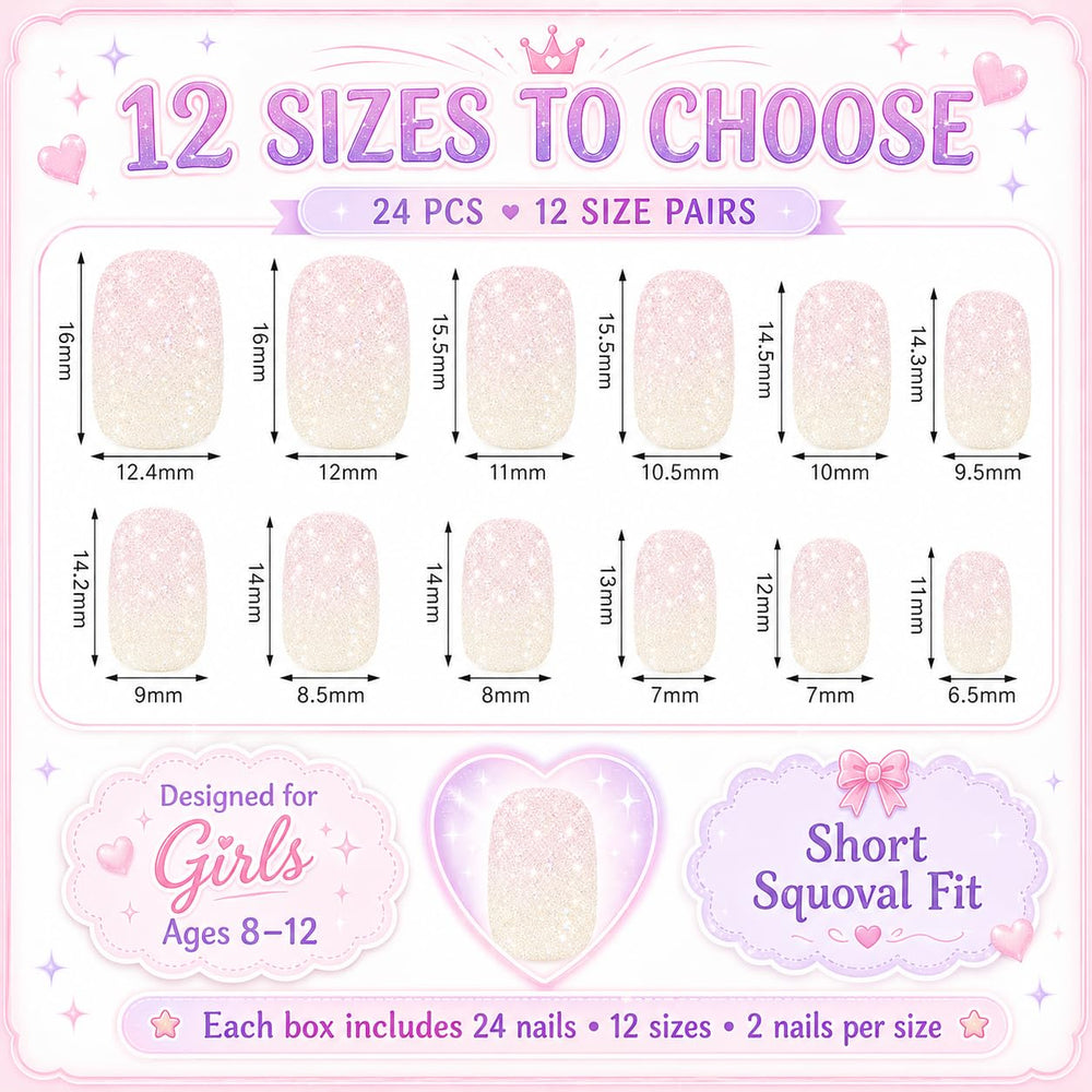 Pumkryth single nail size array illustrating multiple sizes for a precise fit