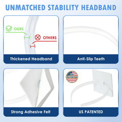 PUNCHMAN clear white band texture highlights lightweight durable material