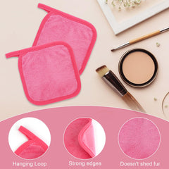 Puomue cloth in hand showing 6x6 size for easy portability and coverage benefit