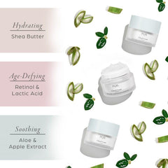 PÜR MINERALS gel-to-water texture spread demonstrating lightweight hydration benefit