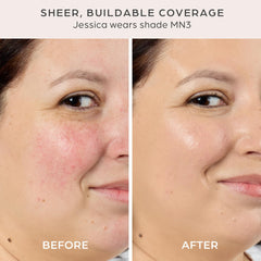 PÜR MINERALS ingredient detail with zinc oxide and niacinamide benefits