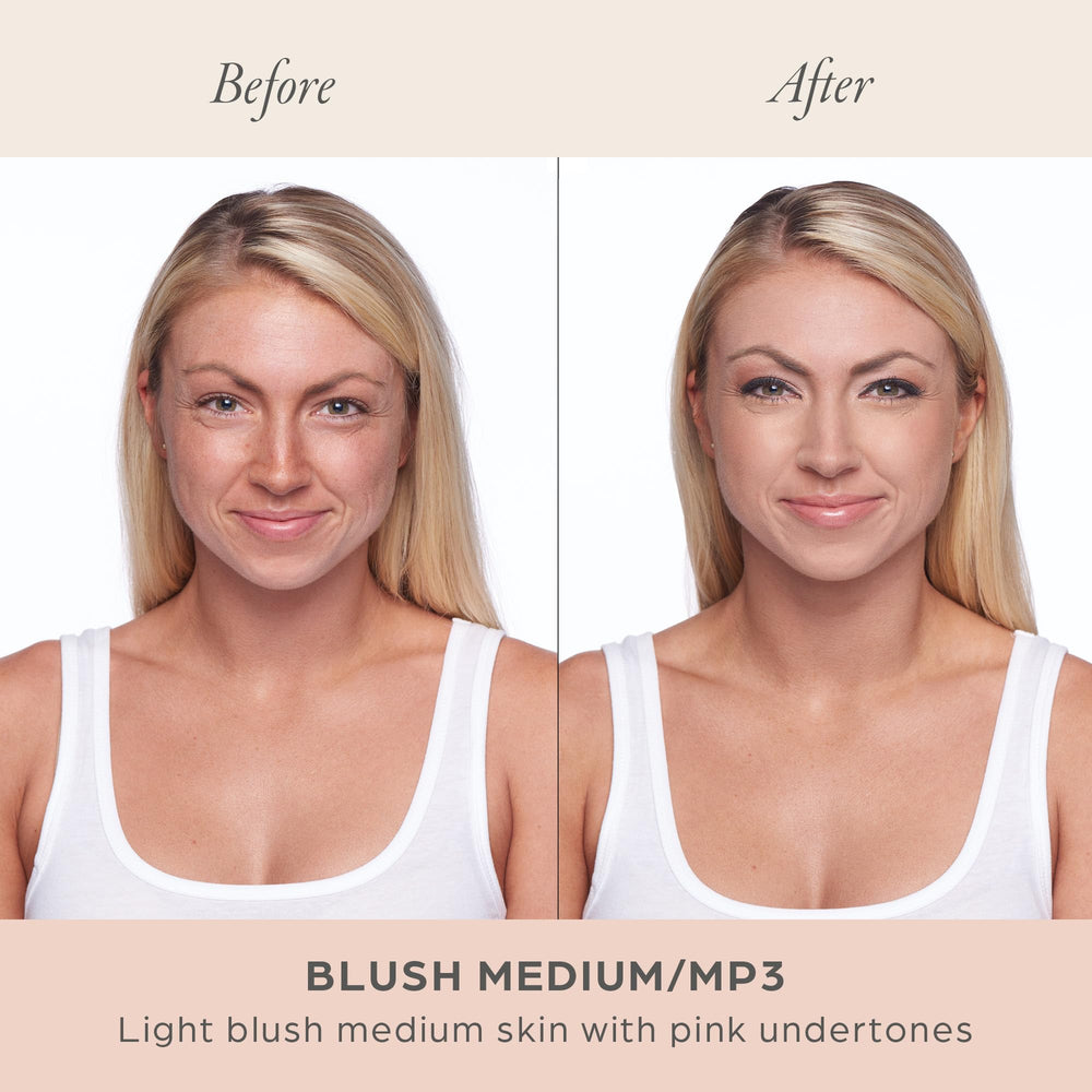 PÜR MINERALS pump dispensing foundation for even all-over application