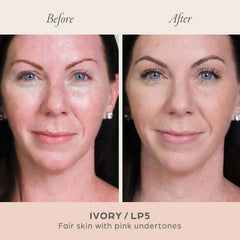 PÜR MINERALS close-up powder texture highlighting smooth, blendable finish
