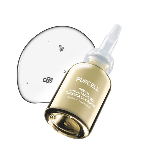 PURCELL front bottle showing clean design and compact 30 ml size benefit