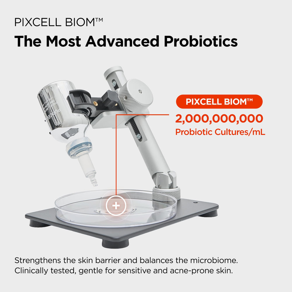 PURCELL Pixcell bottle on bathroom shelf conveying everyday routine integration and ease