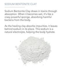 Pure Body Naturals clay mixed in bowl demonstrating easy blending