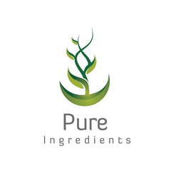 PURE ORIGINAL INGREDIENTS in kitchen lab illustrating measured pouring and formulation control