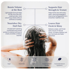PUREANCE back label close-up listing ingredients and clear usage benefit