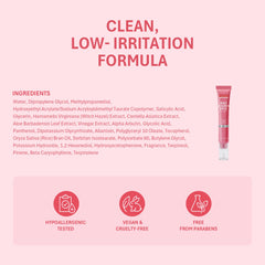Purederm tube inside a handbag portraying convenient travel-ready skincare