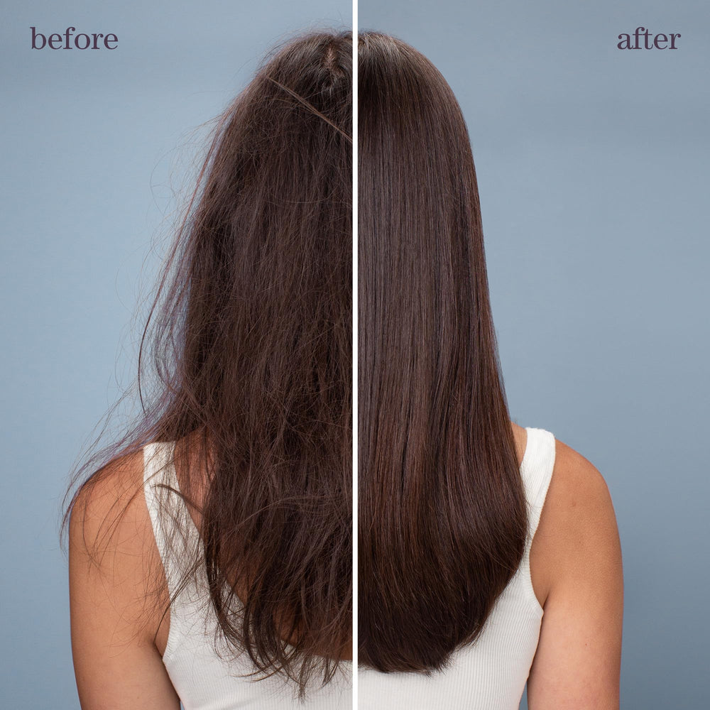 Pureology application in shower demonstrating easy detangling benefit