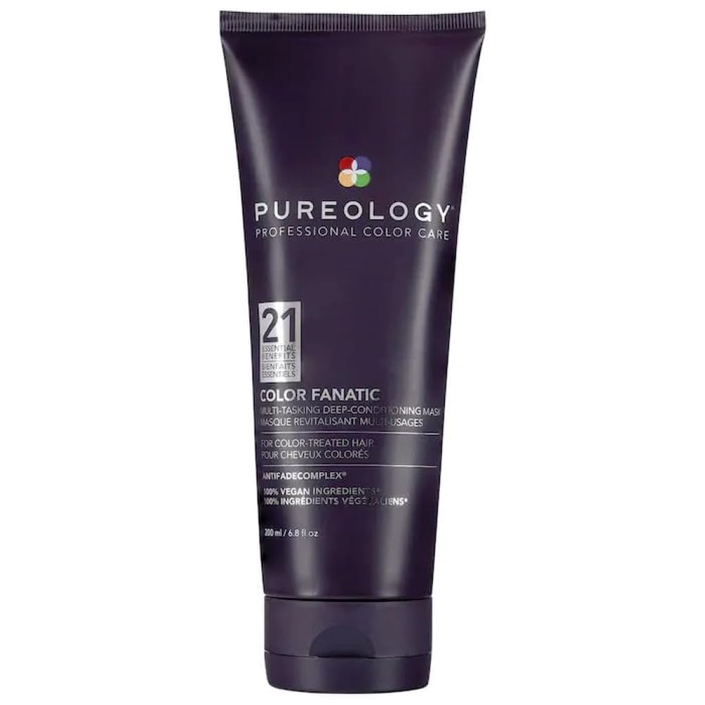 Pureology front jar showing label and vegan deep-conditioning benefit