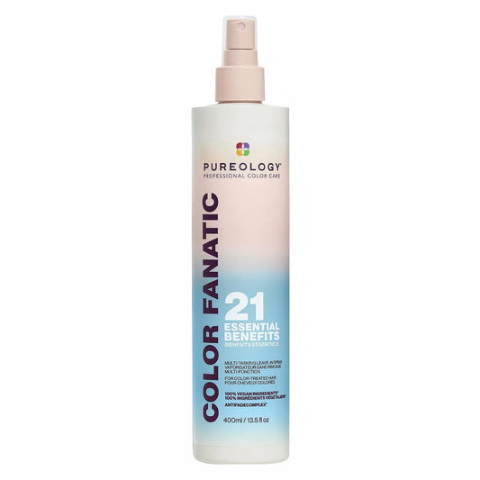 Pureology bottle front view showing product for easy identification and use