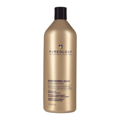 Pureology bottle front view showing premium packaging and professional benefit