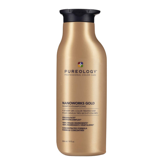Pureology front packaging showing bottle and branding for easy identification