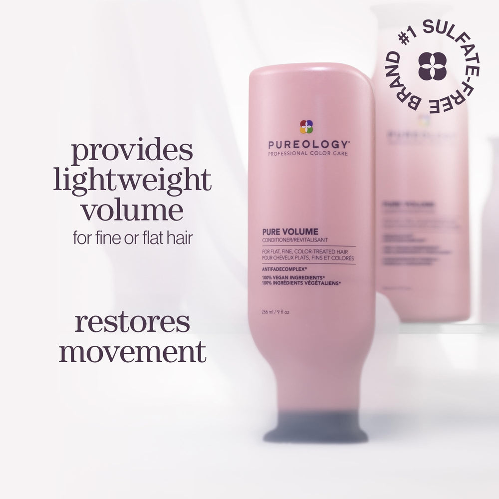 Pureology back label with ingredients and usage benefits visible