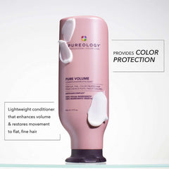 Pureology open-cap texture shot highlighting lightweight conditioner benefit