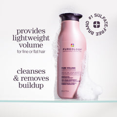 Pureology back label close-up listing ingredients and color protection