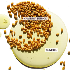 Pureology size and jar scale beside hand showing travel-friendly benefit